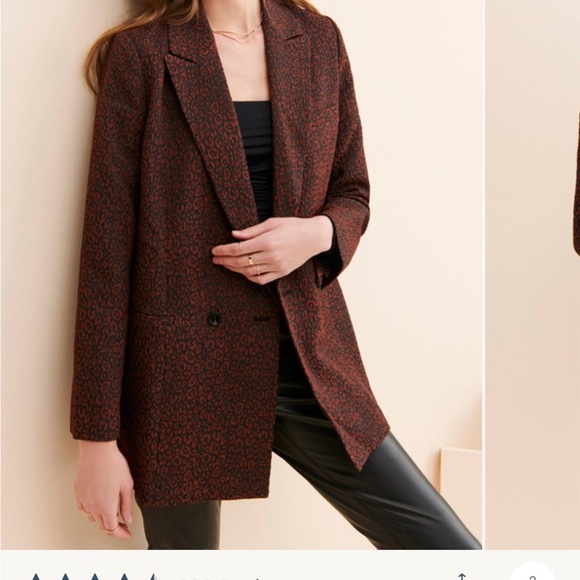 Hutch Dark Brown Patterned Blazer - Picture 3 of 8